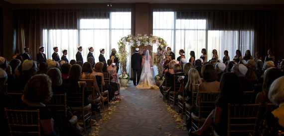 Jewish wedding ceremony