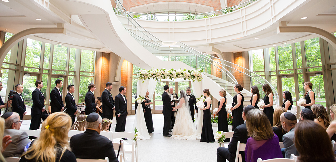 wedding ceremony in Seaport Boston